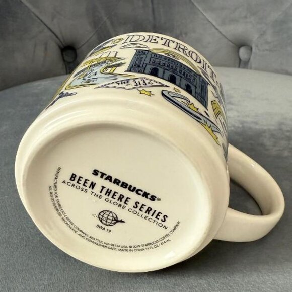 Starbucks DETROIT Been There Series Ceramic Coffee Mug, 14 Oz - Picture 6 of 6